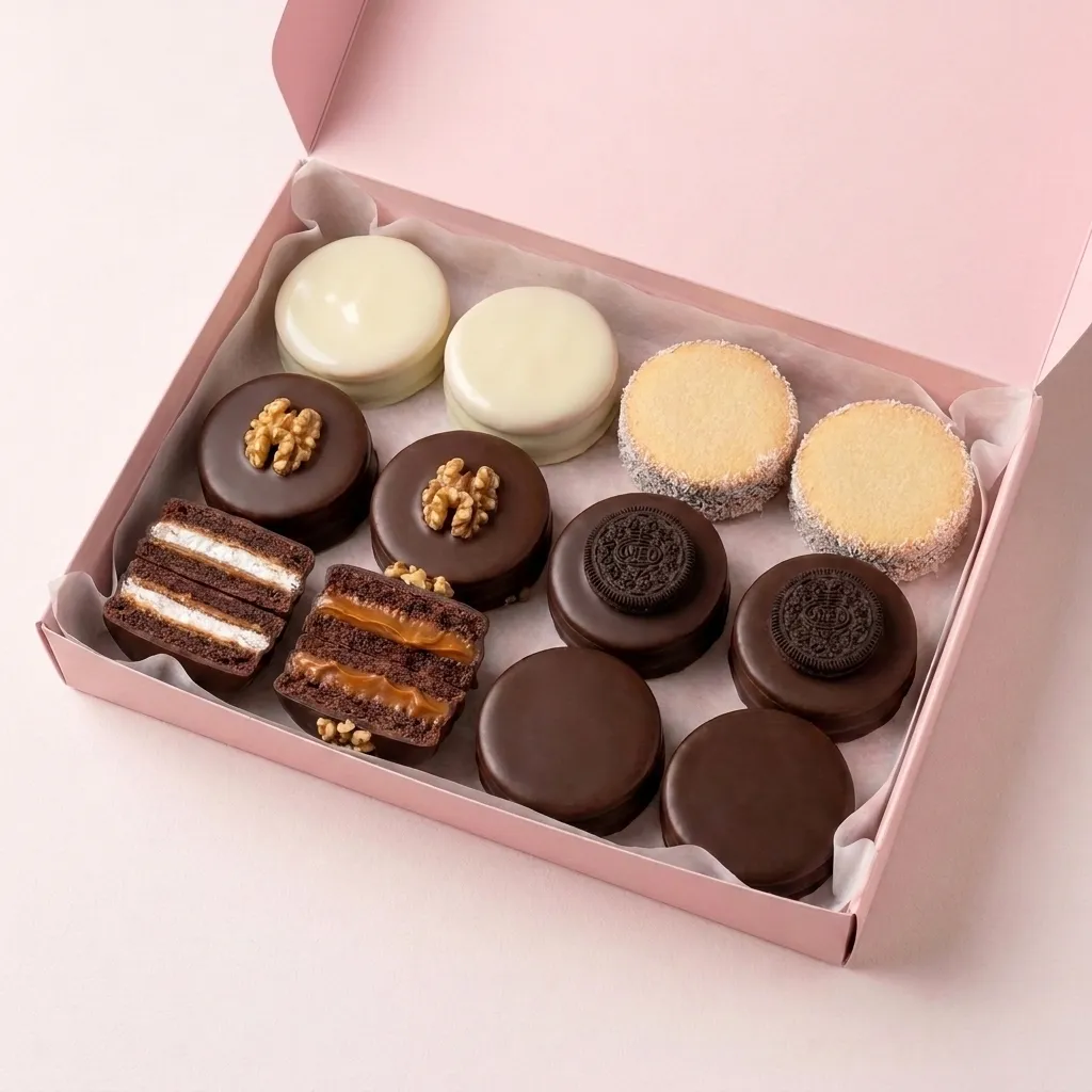 Caja de 12 alfajores de Rincón Dulce
