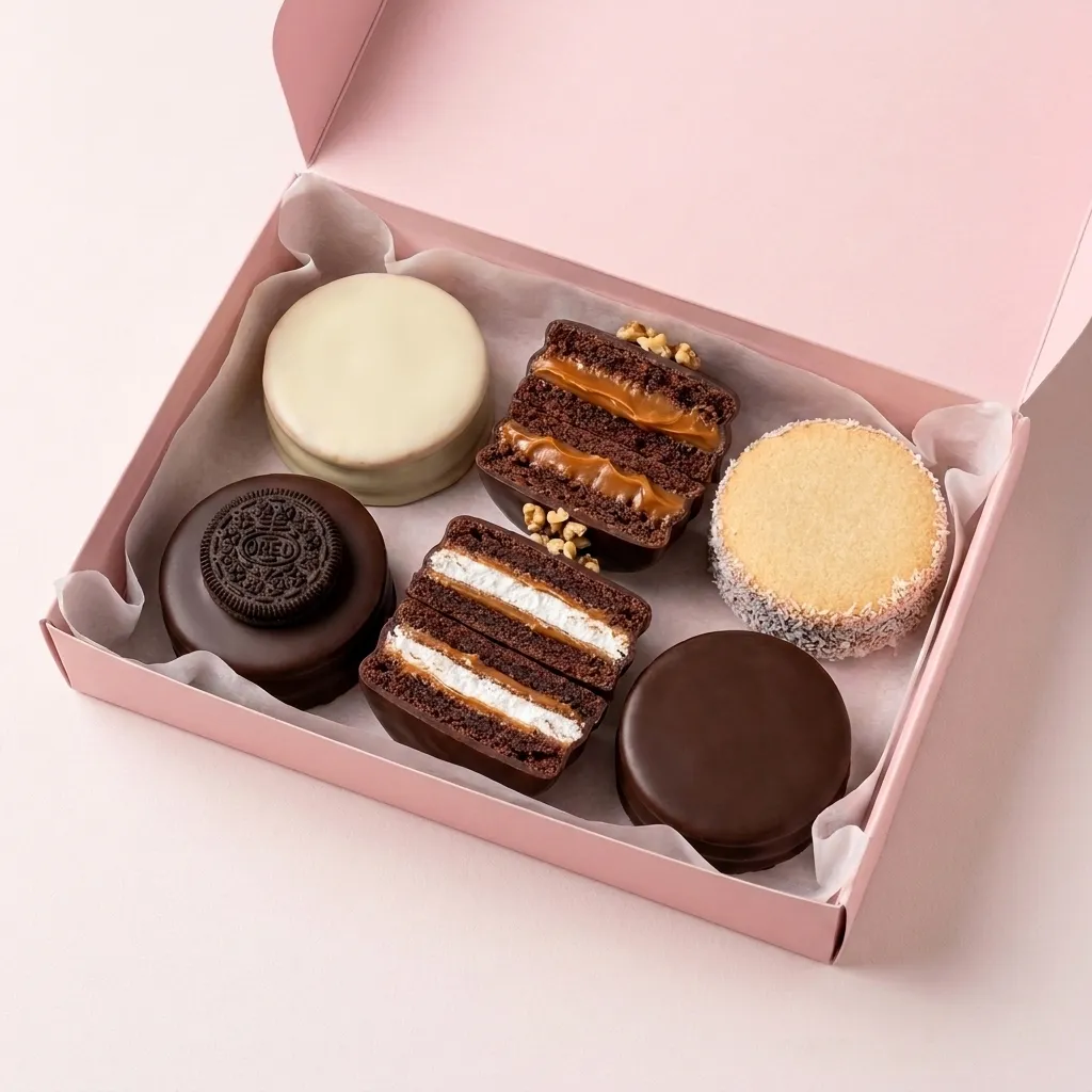 Caja de 6 alfajores de Rincón Dulce