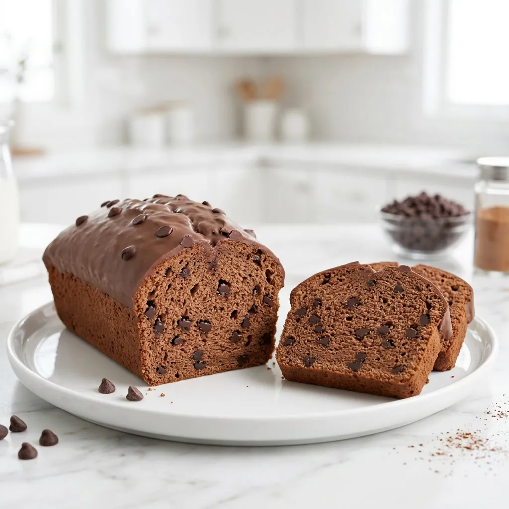 Porción de budín de Chocolate