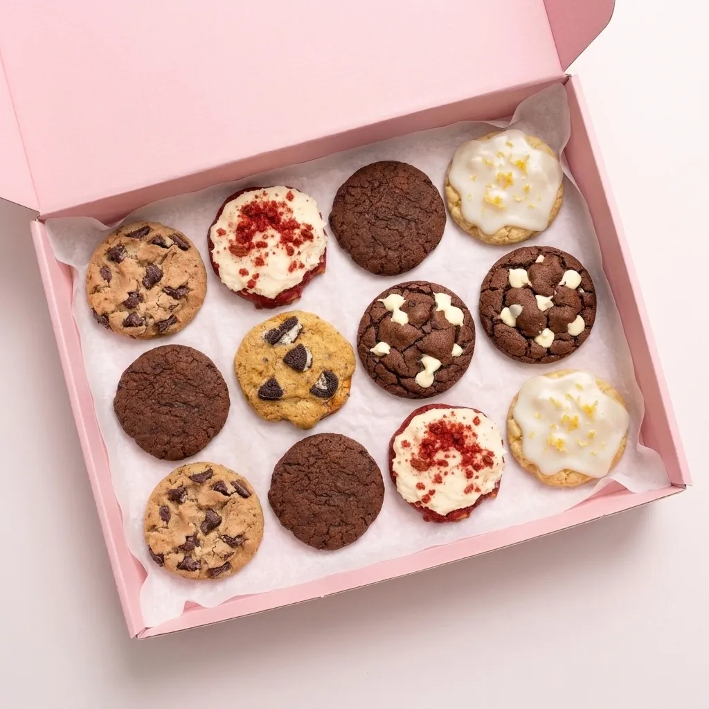 Caja de 12 cookies de Rincón Dulce