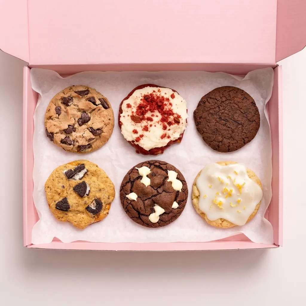Caja de 6 cookies de Rincón Dulce